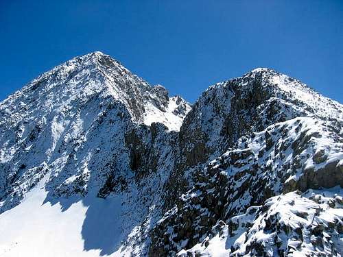 The NW ridge of Wilson Peak-...