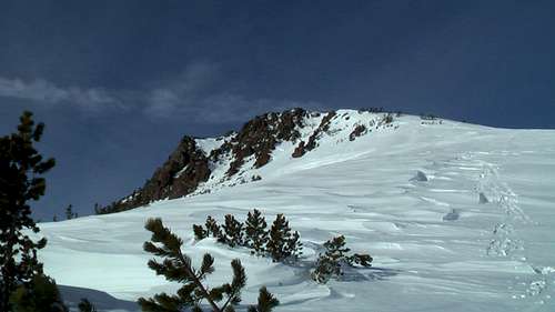 Looking Toward the First Headwall of Mount Rose