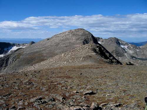  Mount Julian's summit on the...
