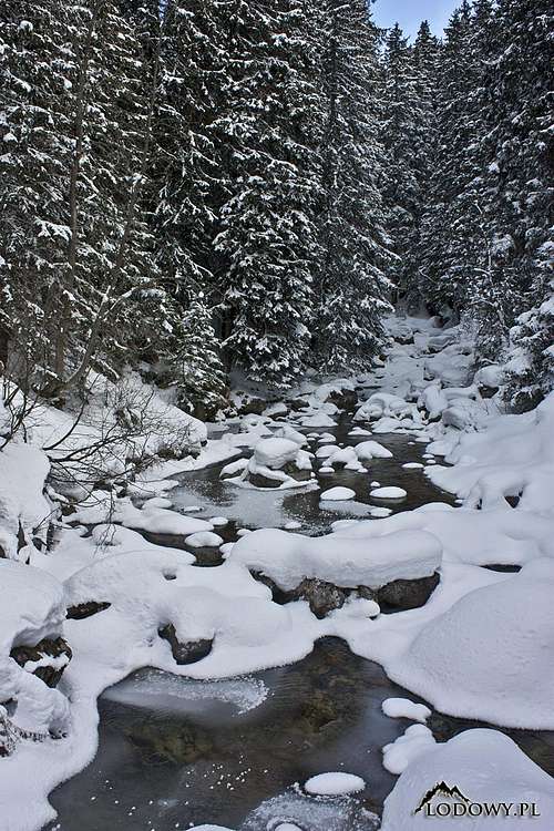 Koprovsky potok in winter