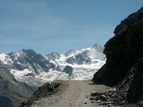 Weisshorn and Zinalrothorn...