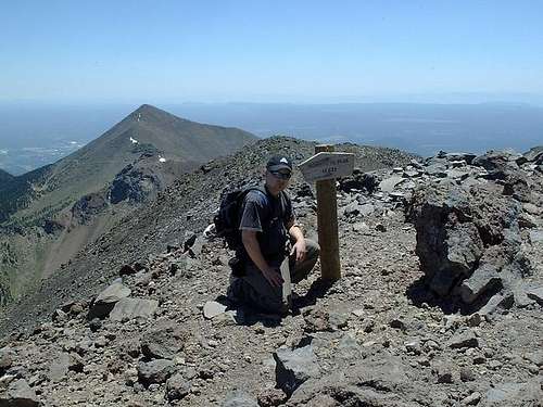 Me on the summit, July 2003.