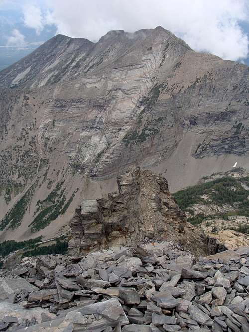 Bockman Peak From A Peak