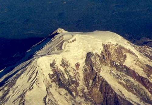 Close-up of Mt. Adams' summit...