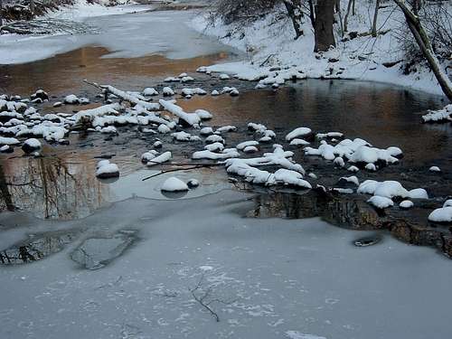 Passage Creek in Winter