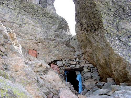 The cave of André Michaud...