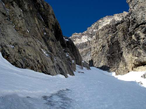 mid section of couloir