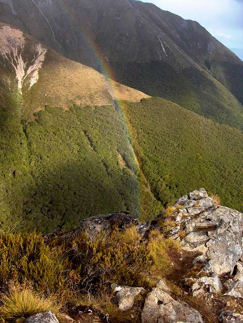 Rainbow over Fiordland