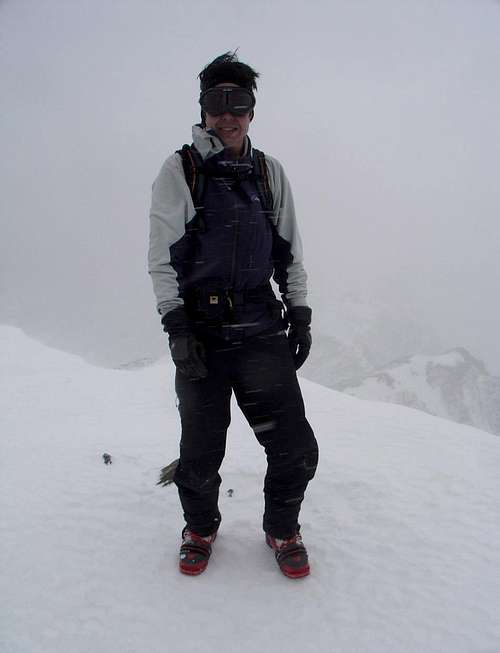 Scott on the summit of Lake Fork Pk
