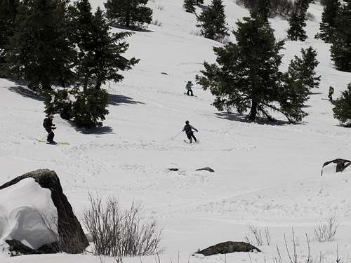 Spring Skiing on Shafer Butte