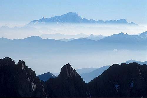 view to Mont Blanc Group...