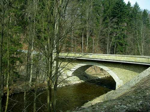 Bridge in Orlickie Mountains