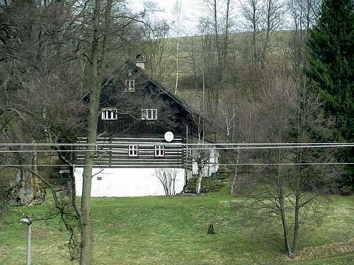 Typical architecture in Orlickie Mountains