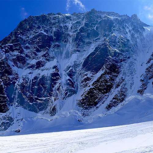 The North Face of Les Droites