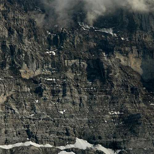 Lower part of Eiger N face
...