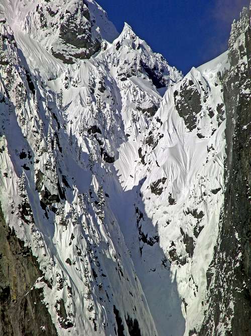 One of Mount Index's Steep Gullys