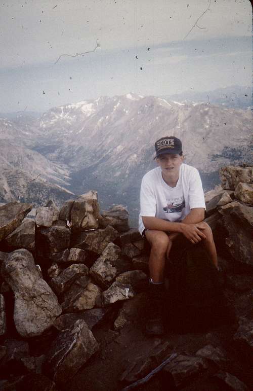 Jason on Elbert Summit