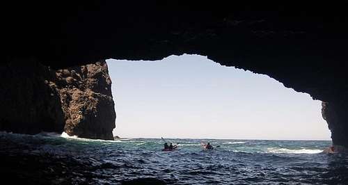 Inside the Sea Cave