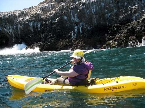 Me sea kayaking