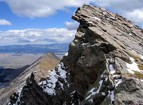 Fluted Peak overhang