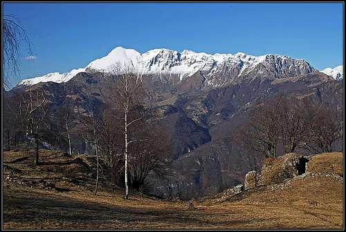 Krn from the ridge of Kolovrat