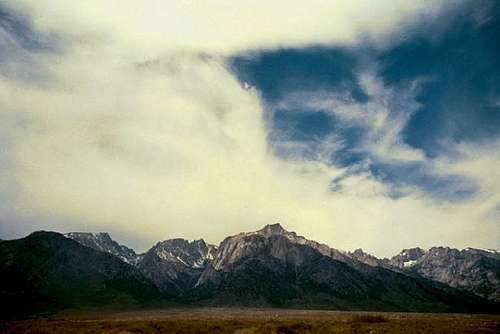 Mount Langley (left), Lone...