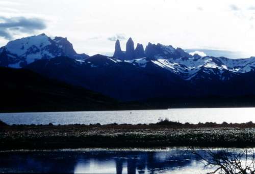 Approaching Torres del Paine