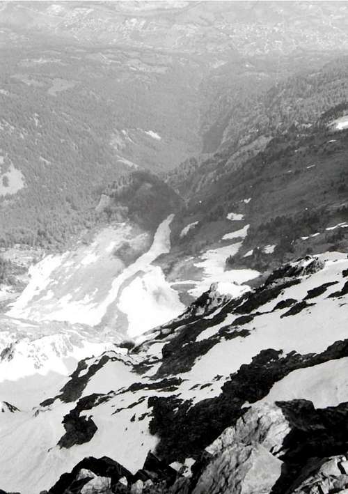 Becca di Nona North Face Central Great Couloir 1999