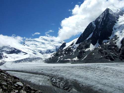 Corbassiere glacier