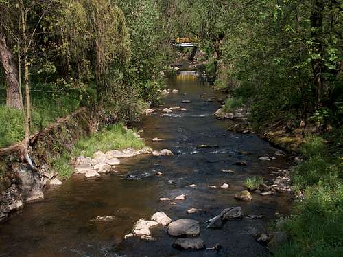 Tributary river near Stanek