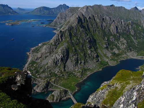 Djupfjorden from Presten summit