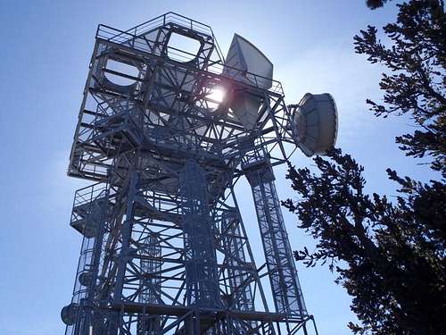 Bulky communications tower