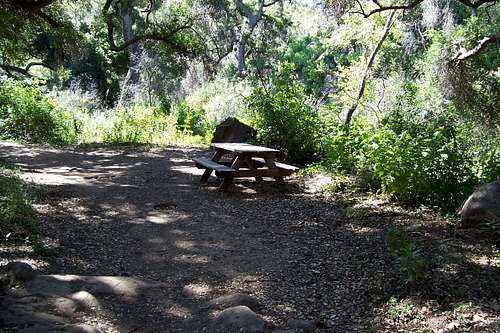 A bench for tired hikers