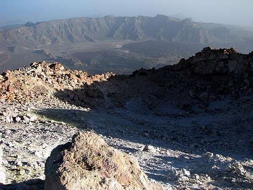 Teide summit crater