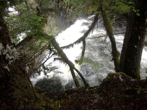 Big Creek Falls - Behind