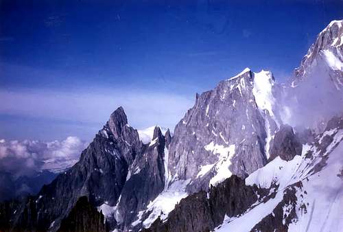 NOIRE, BLANCHE and MONT BLANC from East