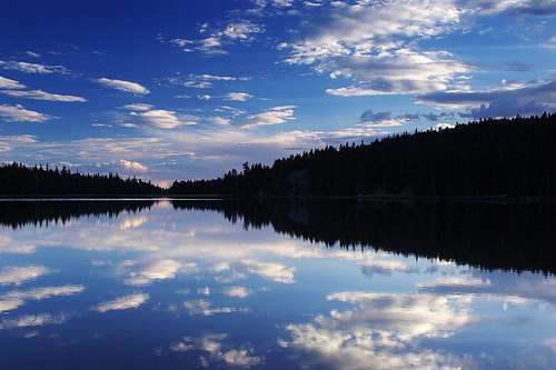 Tensleep Lake Reflection