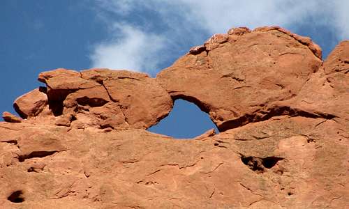 Kissing Camels Arch close-up