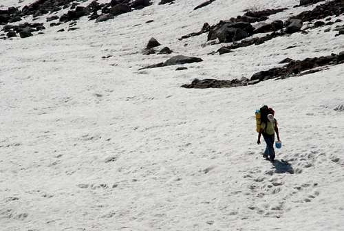 Bhumi, coming on the glacier