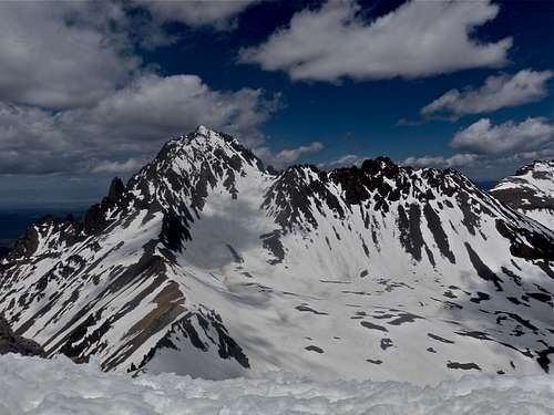Mt. Sneffels as seen from Gilpin ridge