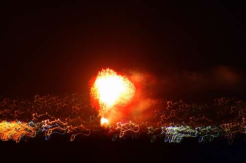 Fireworks over Provo