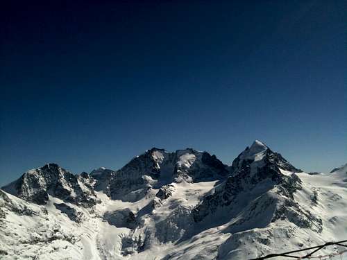 Panorama Bernina da Piz Corvatsch