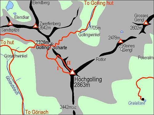 A self-made Hochgolling map...