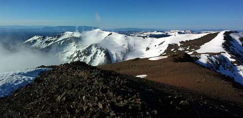 Wing Ridge from the summit of Mt. Melissa