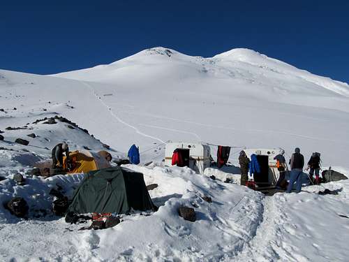 Elbrus North High Camp