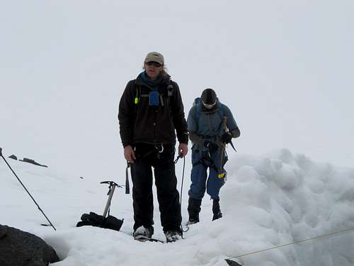 Elbrus Return from Summit