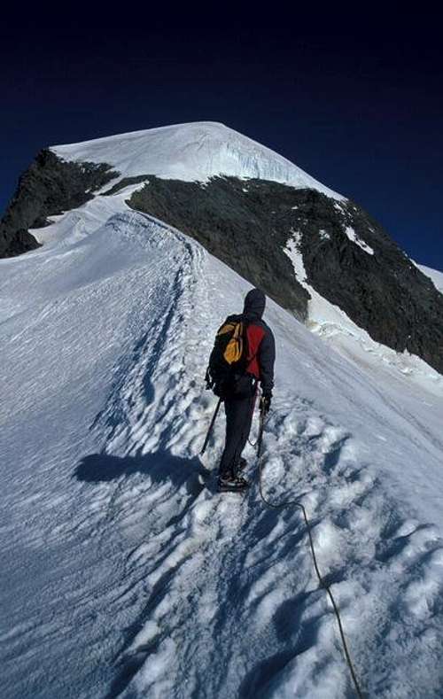 South arete to the summit
