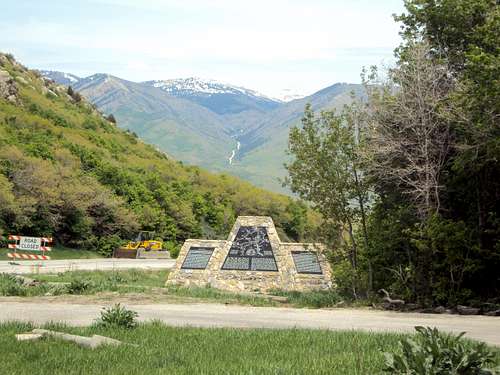 Monument At Trailhead
