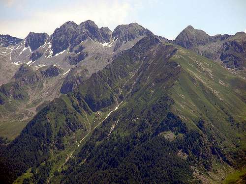 the ridge of Malvidelo