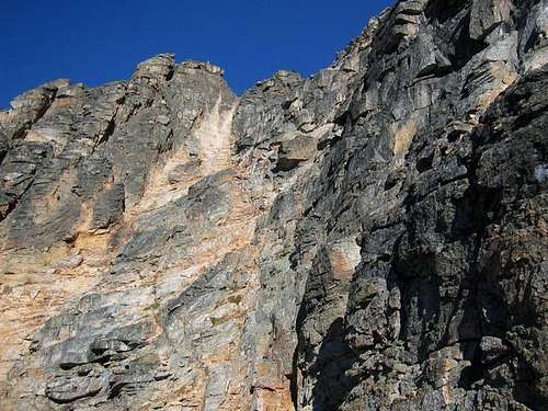 Upper part of the west gully,...